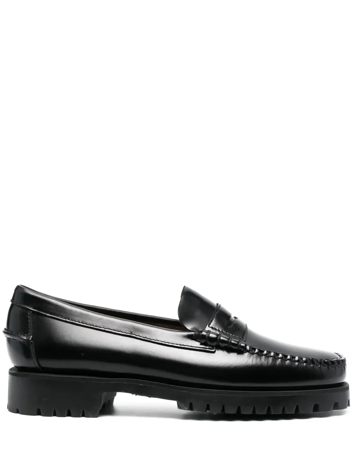 Sebago ダン ペニーフラット ローファー ブラック - 画像1