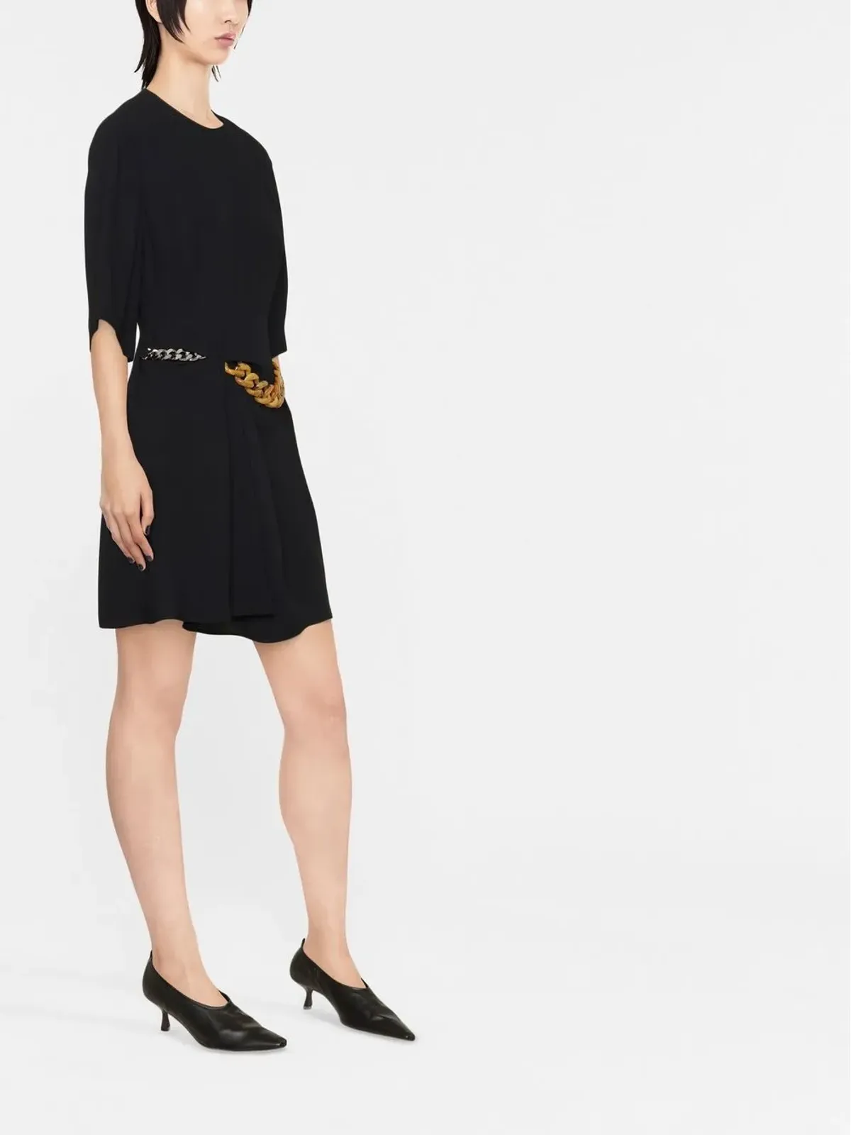 Stella McCartney ファラベラ チェーン ミニドレス - 画像4