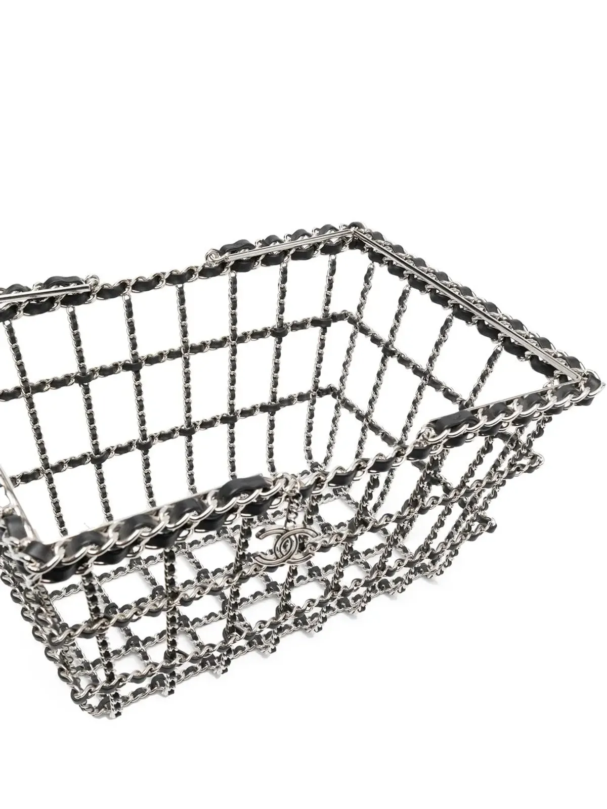 CHANEL ビンテージ ショッピングバスケットバッグ - 画像5
