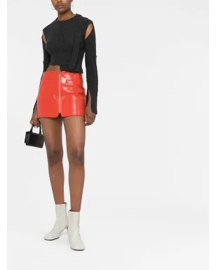 Courrèges パテントミニスカート - サムネイル2