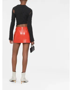 Courrèges パテントミニスカート - サムネイル4