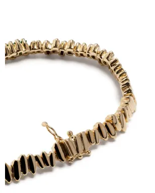 Suzanne Kalan 18kt イエローゴールド ニューID エメラルド ブレスレット - グリーン - サムネイル4