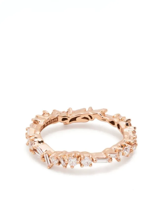 Suzanne Kalan Suzanne Kalan 18金イエローゴールド ダイヤモンド ファイアーワーク リング - シルバーの商品画像