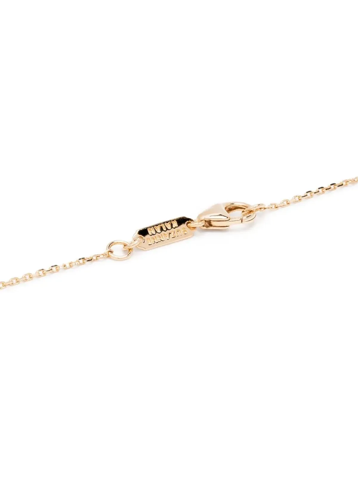 Suzanne Kalan 18kt yellow gold diamond bar necklace - 画像4