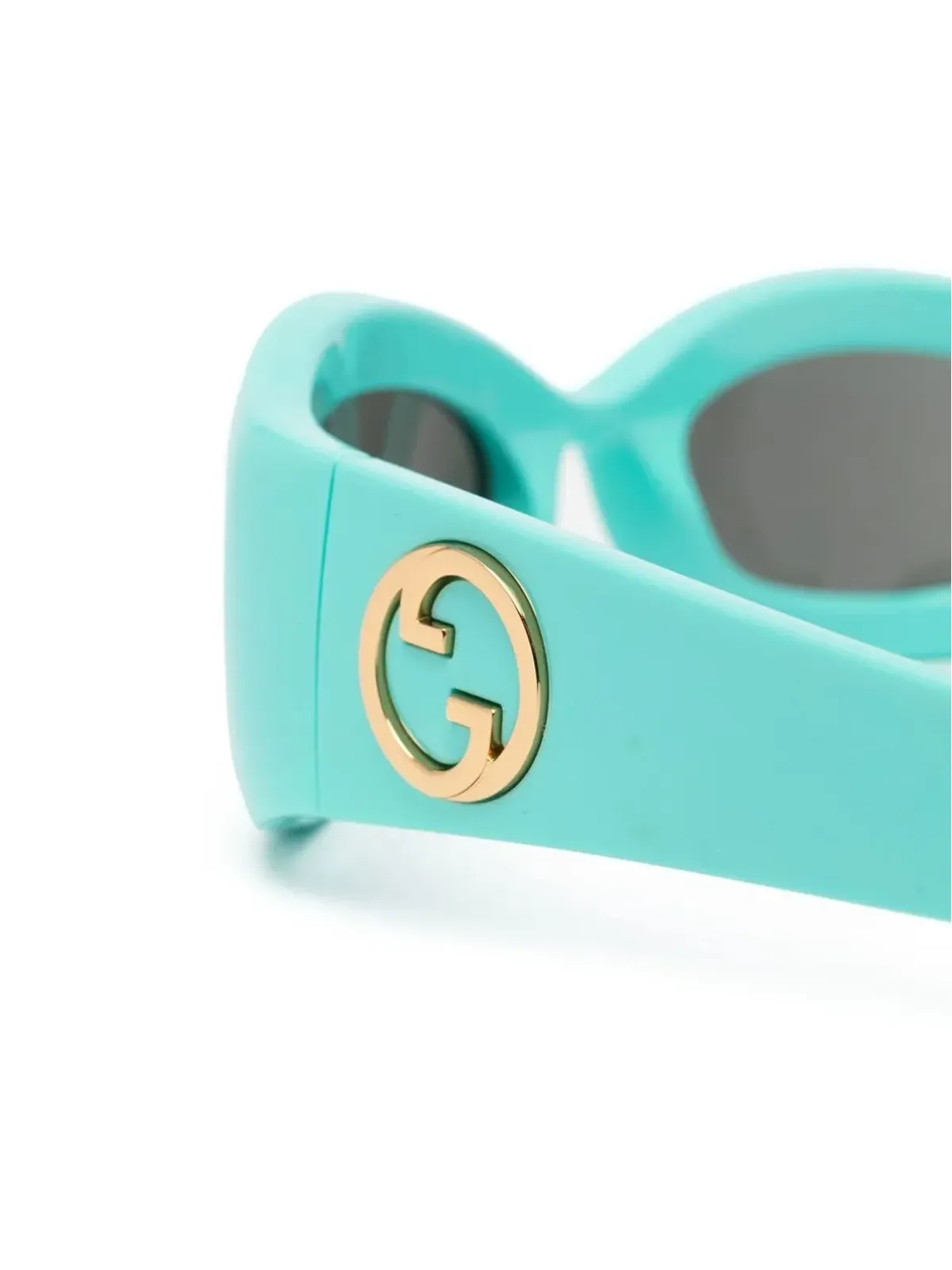 Gucci Eyewear Blondie ジオメトリックフレーム サングラス - ブルー - 画像3