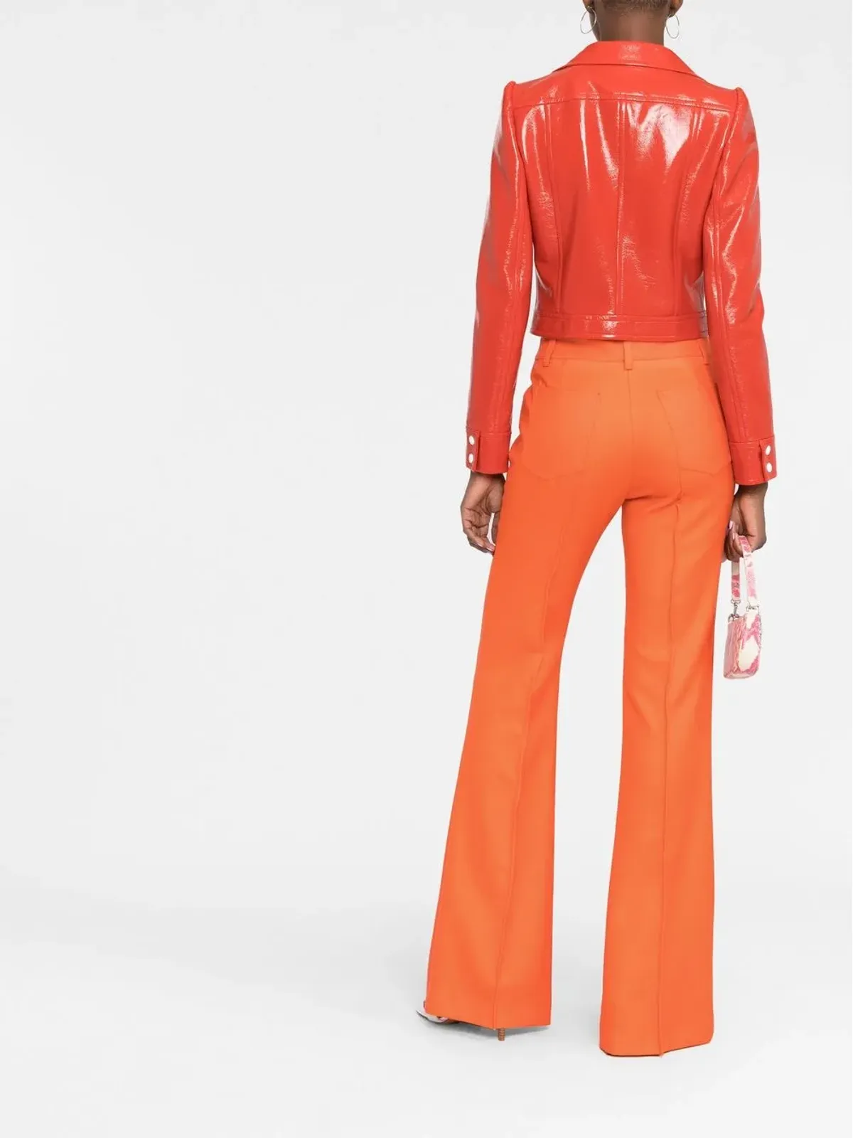 Courrèges ビニール・リディション クロップドジャケット - 画像4