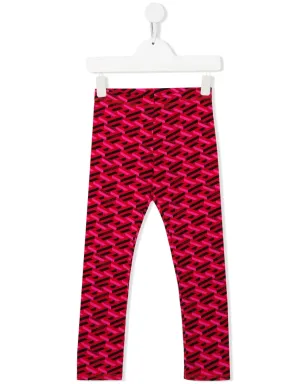 Versace Kids La Greca ストレッチレギンス - サムネイル1