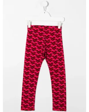 Versace Kids La Greca ストレッチレギンス - サムネイル2