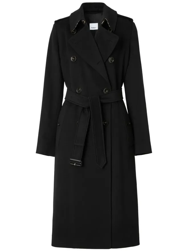 Burberry Burberry カシミヤ ケンジントン トレンチコートの商品画像