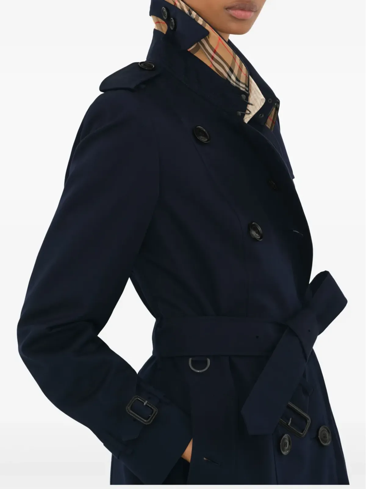 Burberry ショートチェルシー ヘリテージ ベルト付き トレンチコート - 画像5