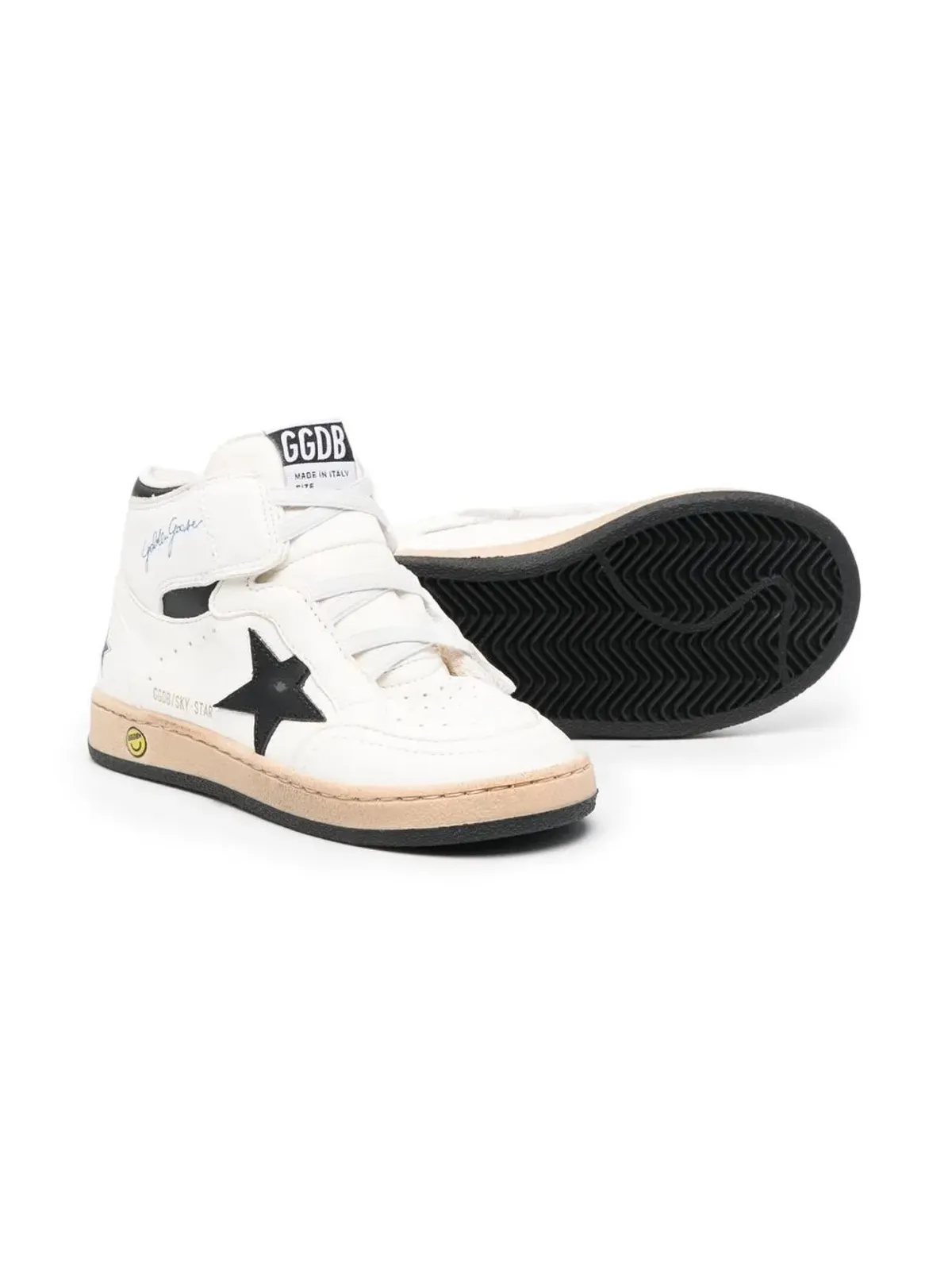 Golden Goose Kids Sky Star ハイトップ レザースニーカー - 画像2