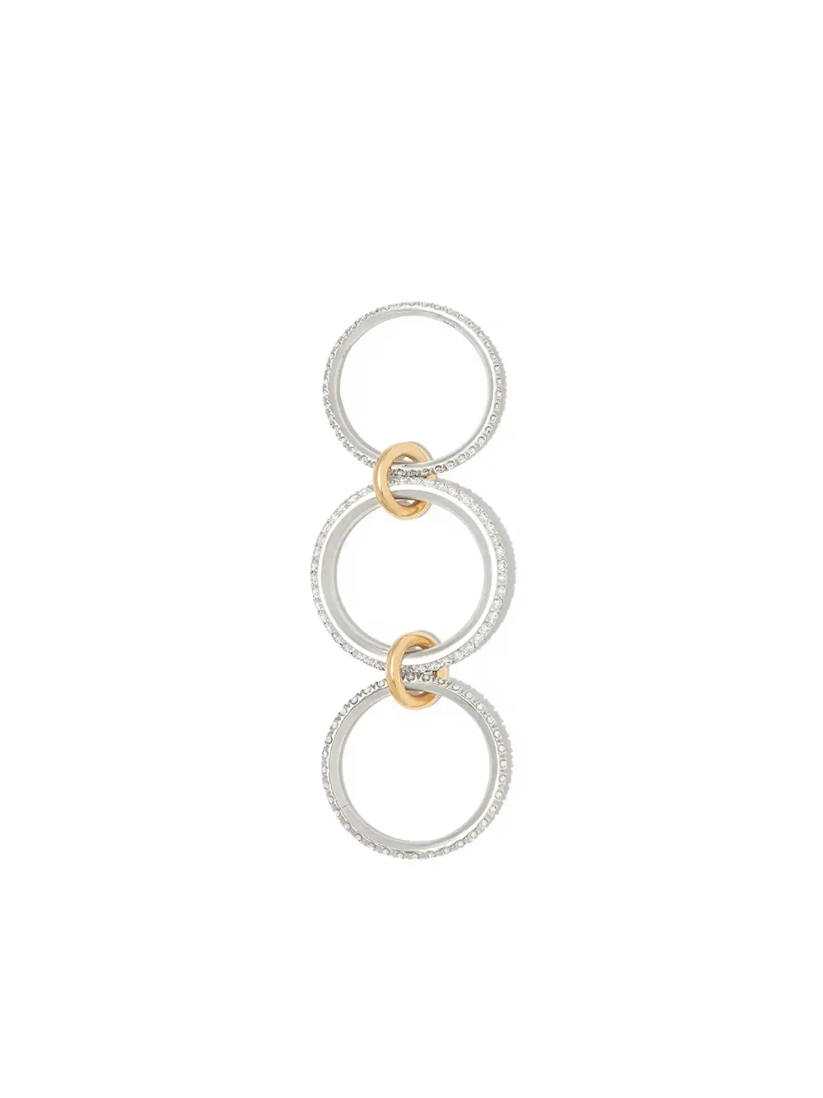 Spinelli Kilcollin スターリングシルバー Nova Petite ダイヤモンドリング - 画像3
