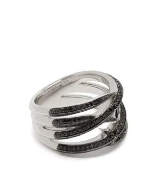 Stephen Webster 18kt white gold Thorn Embrace wrap diamond ring - Black - サムネイル1