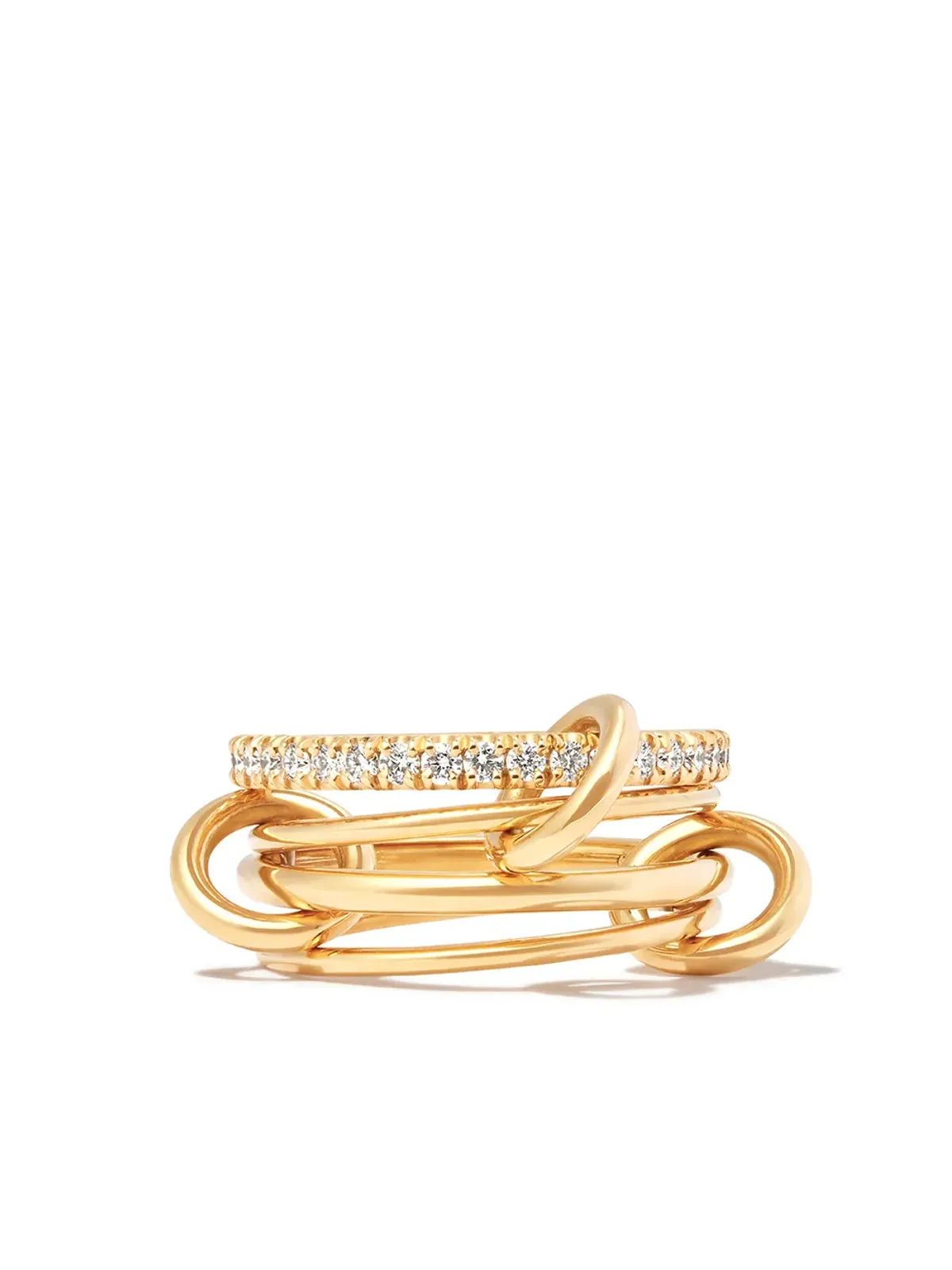 Spinelli Kilcollin 18kt yellow gold Pisces Diamond ring - 画像2