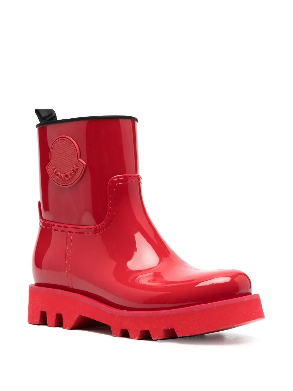 Moncler ロゴパッチ アンクルブーツ - 画像2