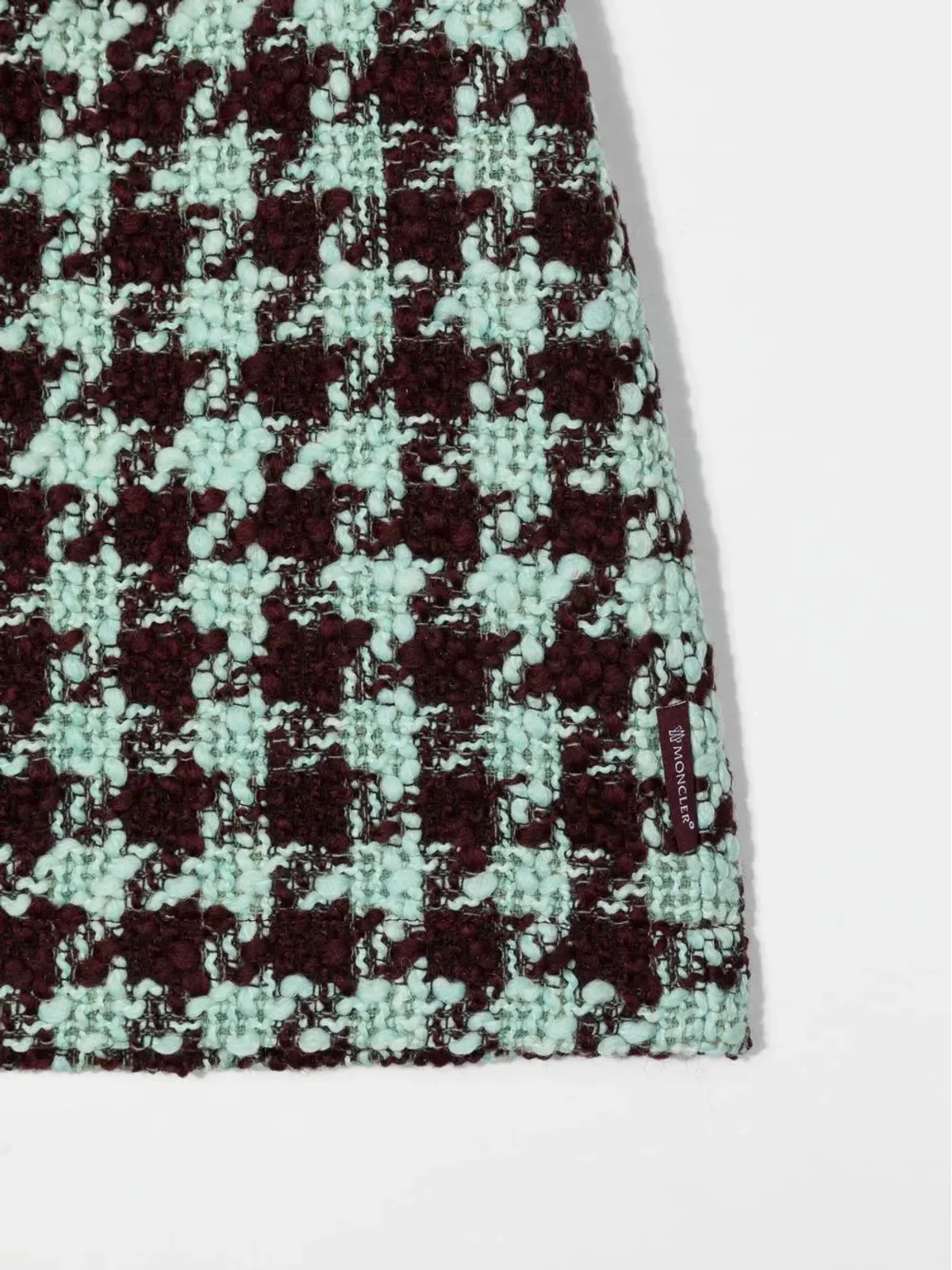 Moncler Enfant dogtooth-print skirt - Purple - 画像3