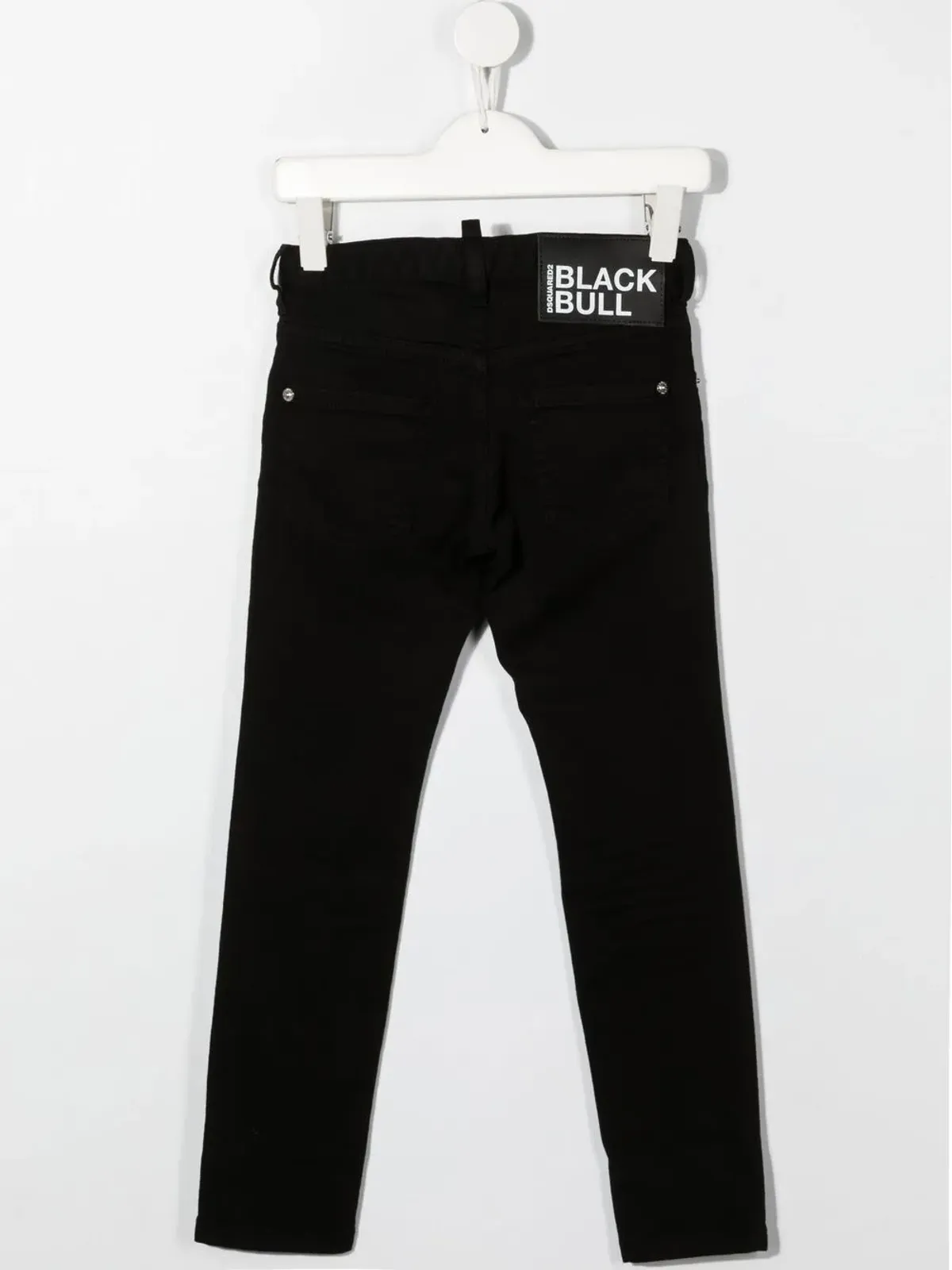 DSQUARED2 KIDS ロゴパッチ付きスリムカットジーンズ - 画像2