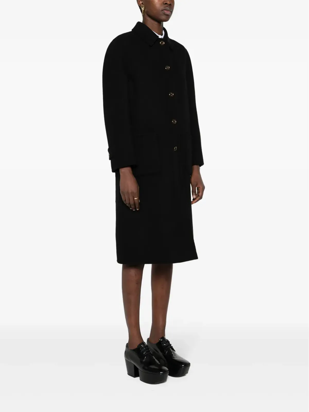 Gucci シングルブレスト テーラードコート - ブラック - 画像3