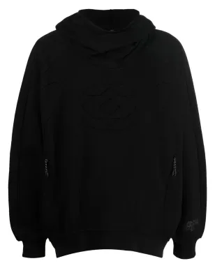 MCQ エンボス加工ディテール ルーズフィットフーディ - サムネイル1