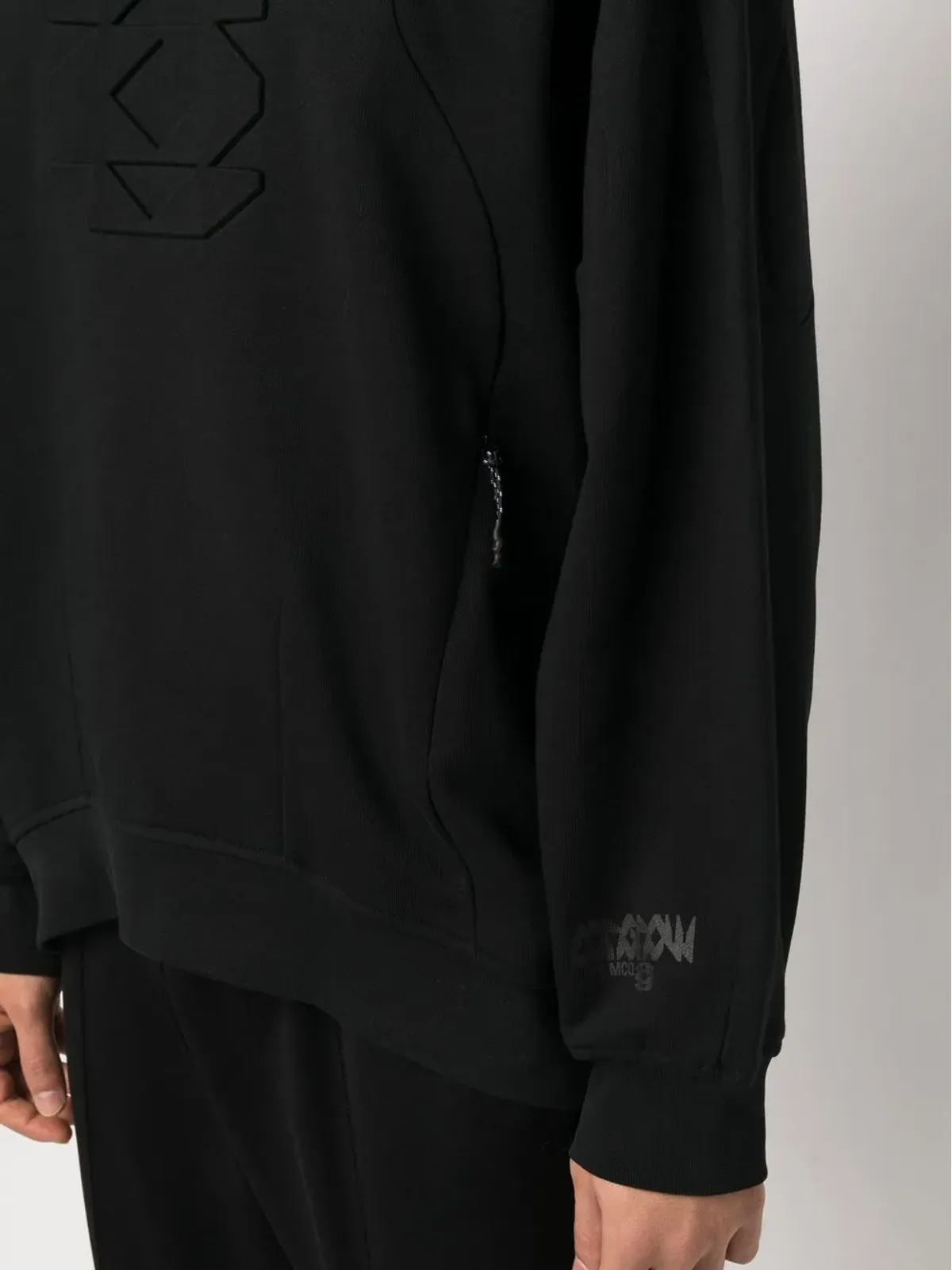MCQ エンボス加工ディテール ルーズフィットフーディ - 画像5