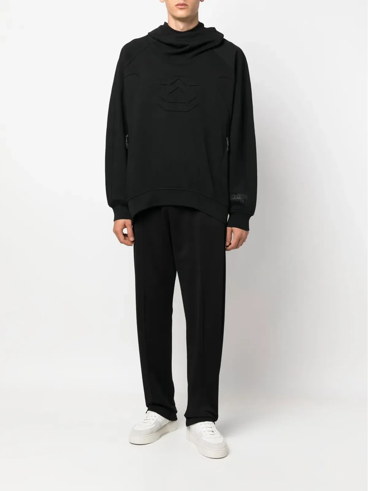 MCQ エンボス加工ディテール ルーズフィットフーディ - 画像2