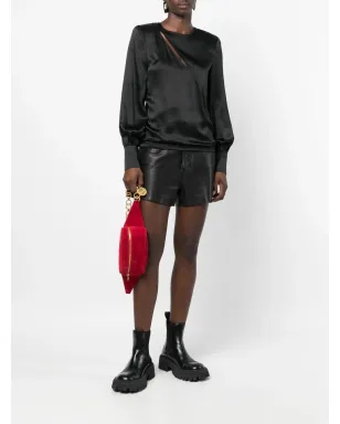 CHANEL ビンテージ ダイヤモンドキルト チェーンベルトバッグ - レッド - サムネイル2