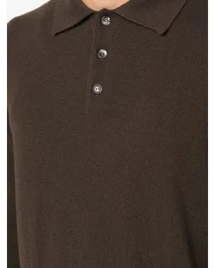 Malo ロングスリーブカシミアポロシャツ - サムネイル5