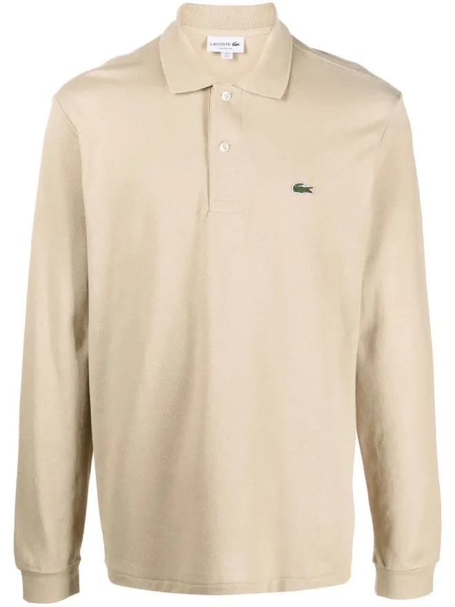 Lacoste Lacoste アップリケロゴ 長袖ポロシャツの商品画像