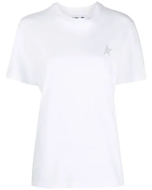 Golden Goose グリッター ロゴ コットン Tシャツ - サムネイル1