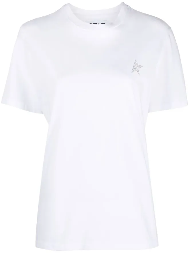 Golden Goose Golden Goose グリッター ロゴ コットン Tシャツの商品画像