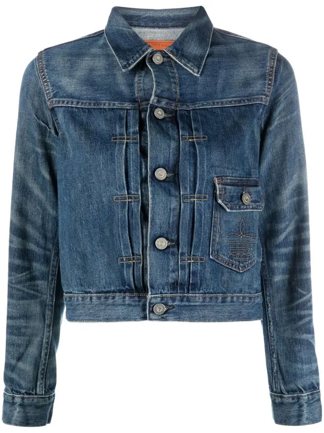 Ralph Lauren RRL Ralph Lauren RRL ストーンウォッシュド クロップド デニムジャケットの商品画像