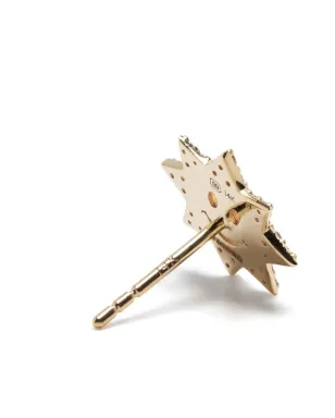 Sydney Evan 14K イエローゴールド ダイヤモンド ハッピーフェイス イヤリング - サムネイル4