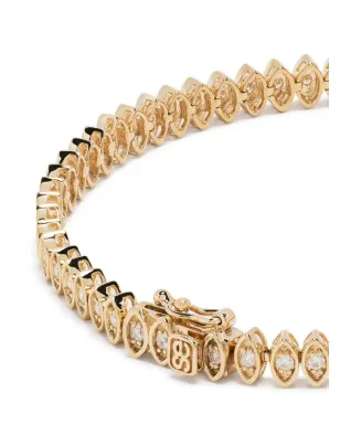 Sydney Evan 14K イエローゴールド 邪眼 ダイヤモンド テニスブレスレット - サムネイル4