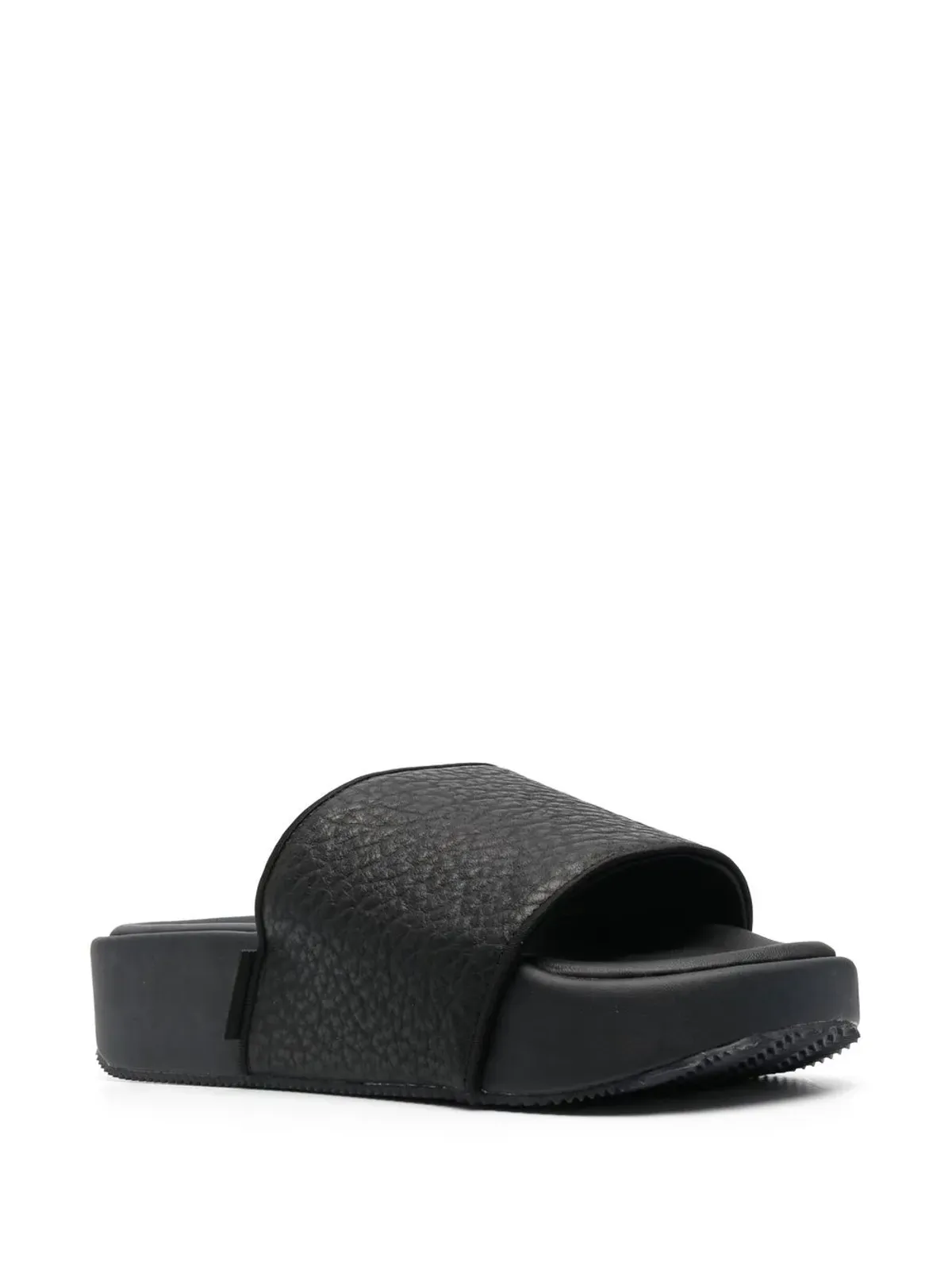 Y-3 ペブルド オープントゥ スライド - 画像2