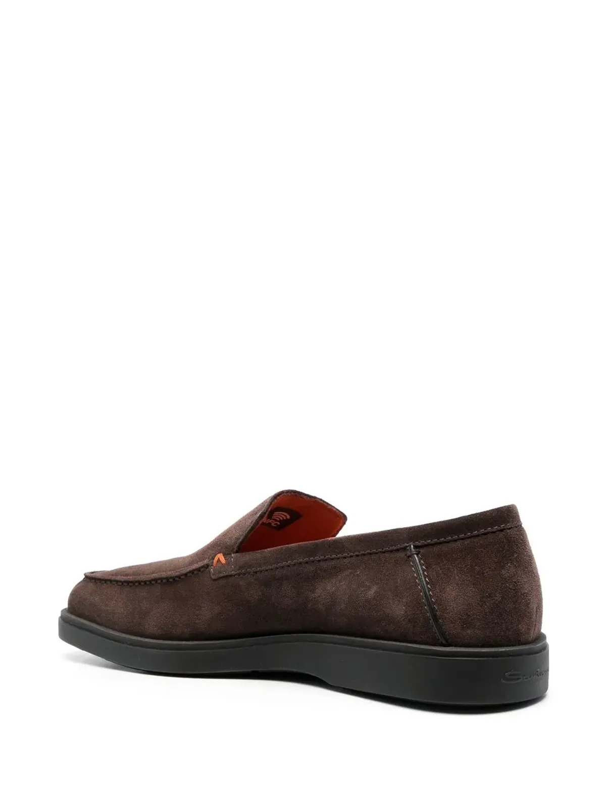 Santoni Drainスエード ローファー - 画像3