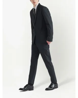 Prada シングルブレストスーツ ブラック - サムネイル2