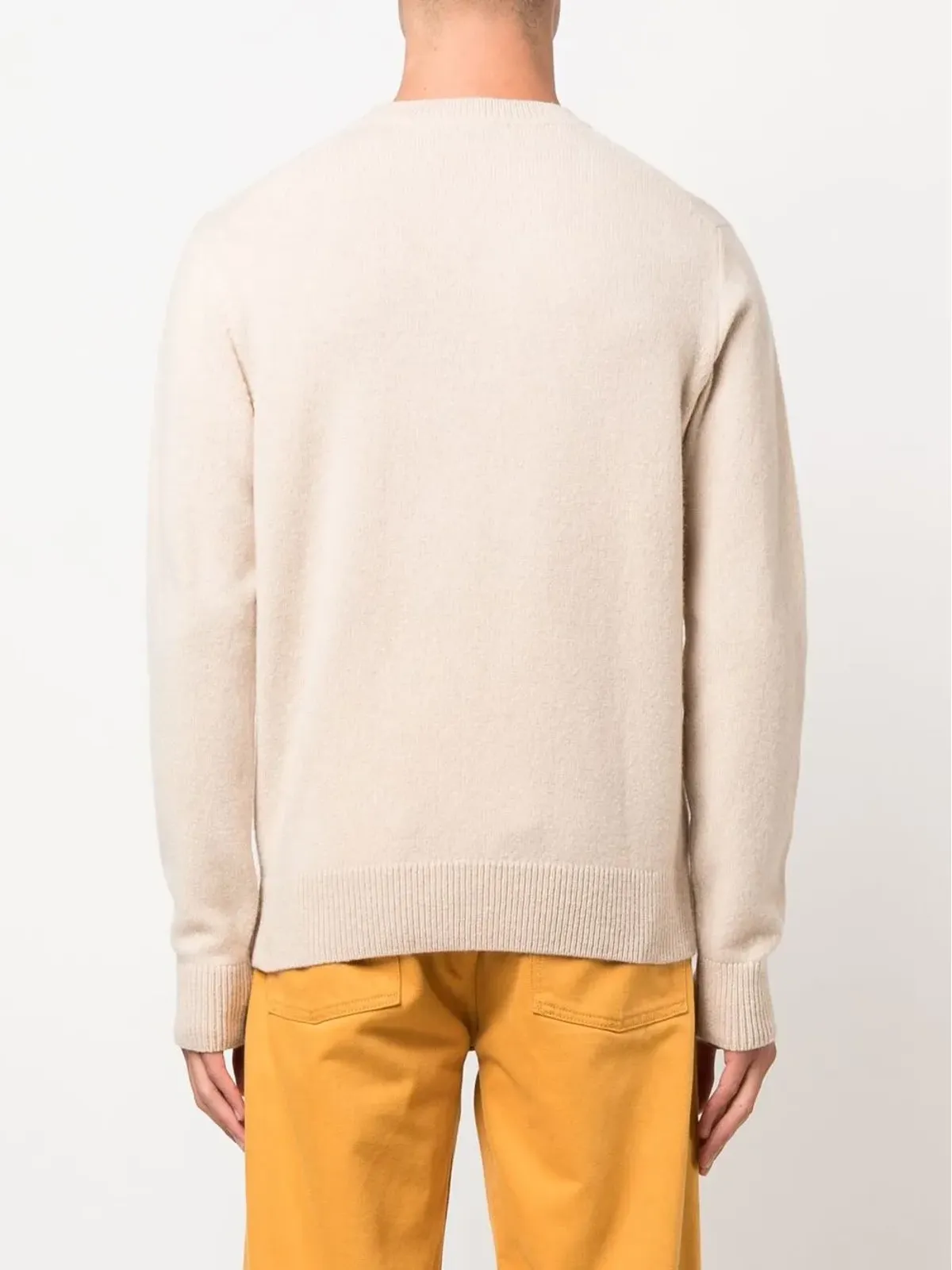 Maison Kitsun e9 ロゴパッチ ウールセーター - 画像4