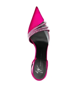 Giuseppe Zanotti ジェム付きヒールパンプス - サムネイル4