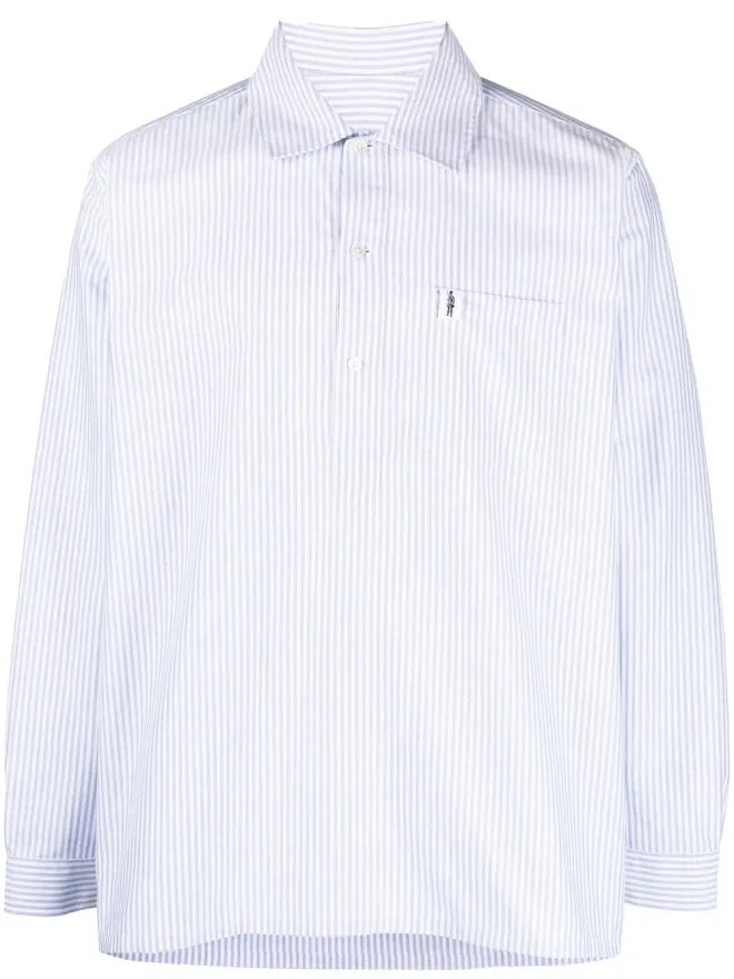 Mackintosh Mackintosh ストライプ長袖シャツの商品画像