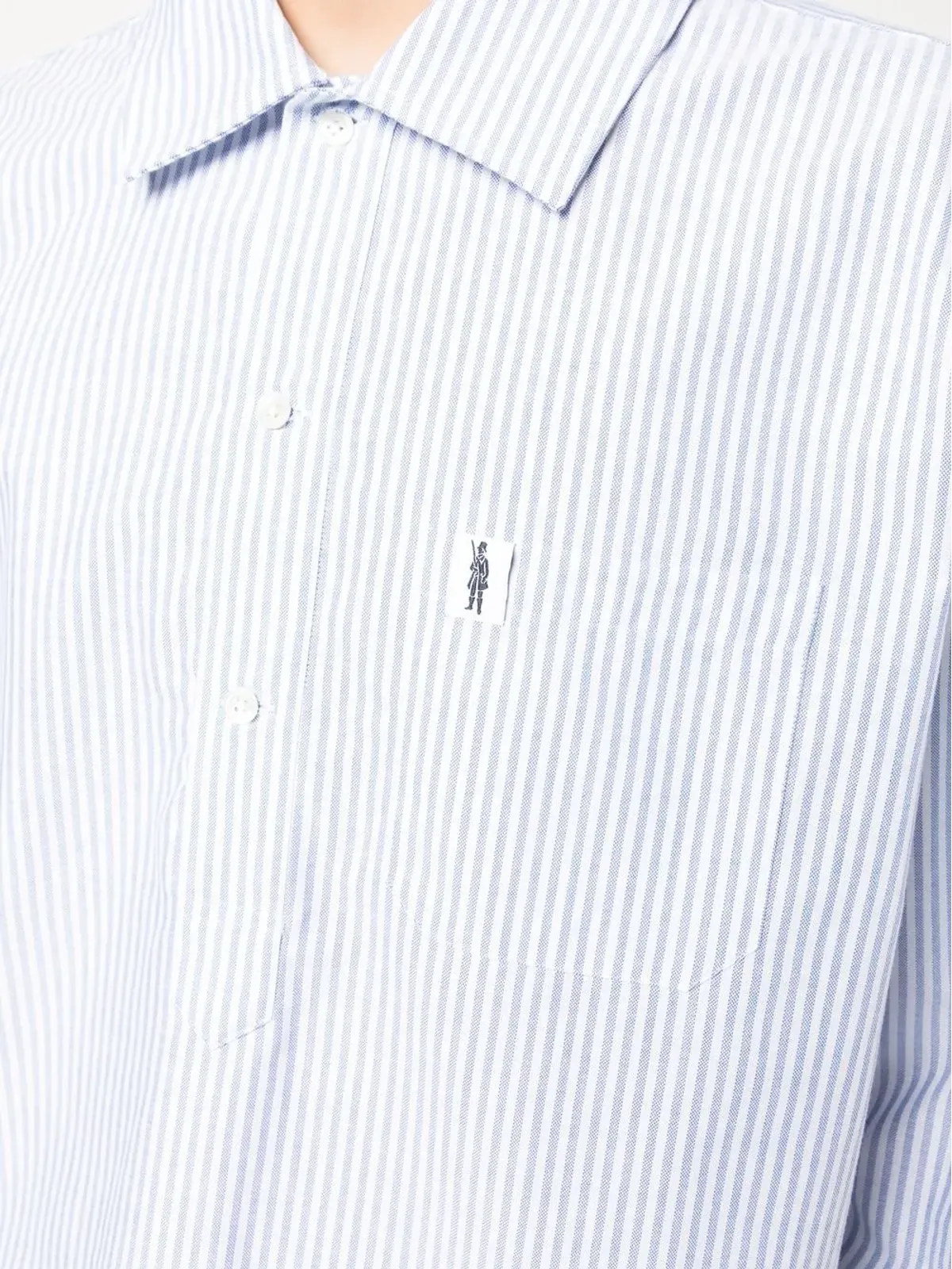 Mackintosh ストライプ長袖シャツ - 画像5