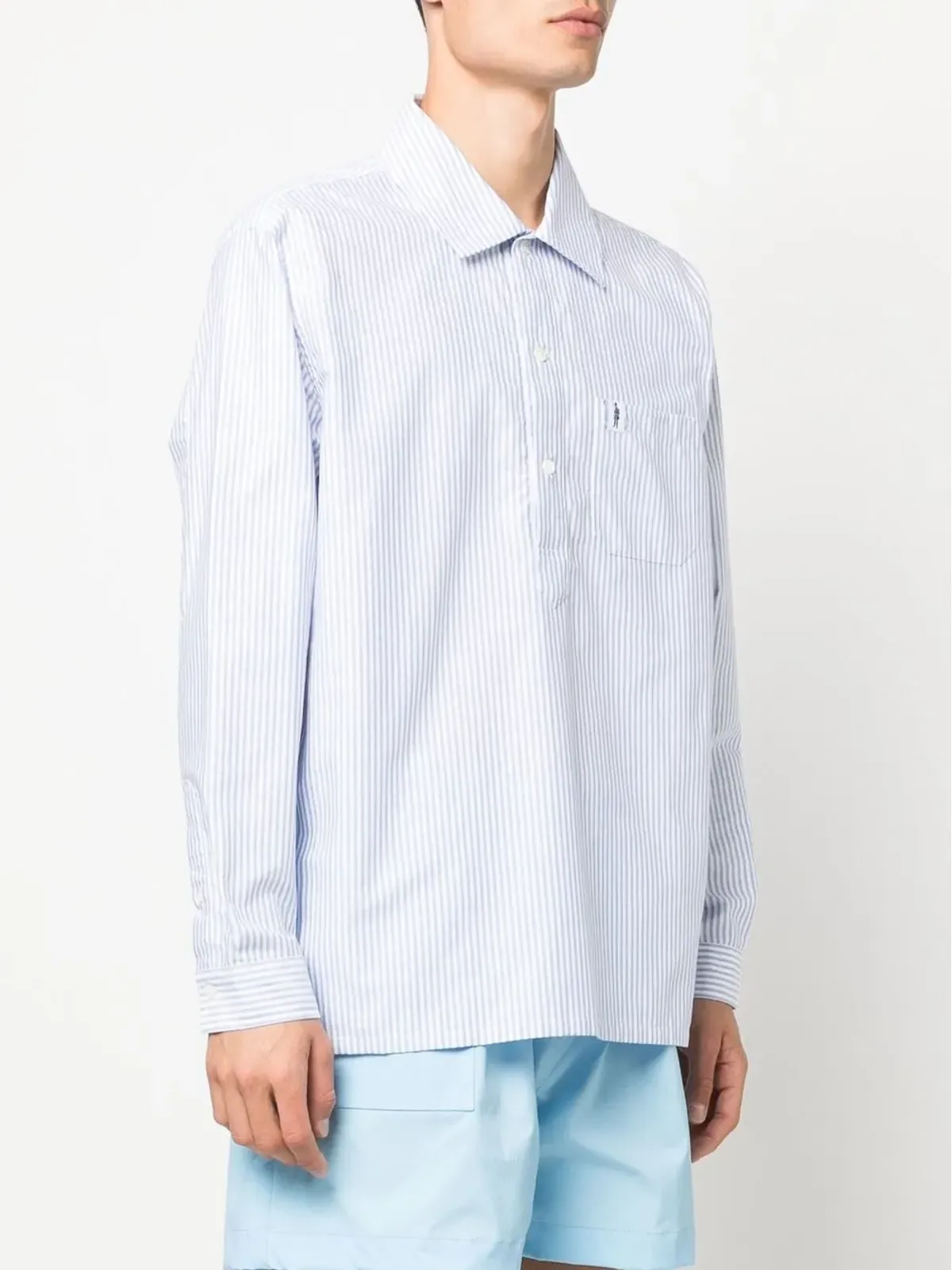 Mackintosh ストライプ長袖シャツ - 画像3