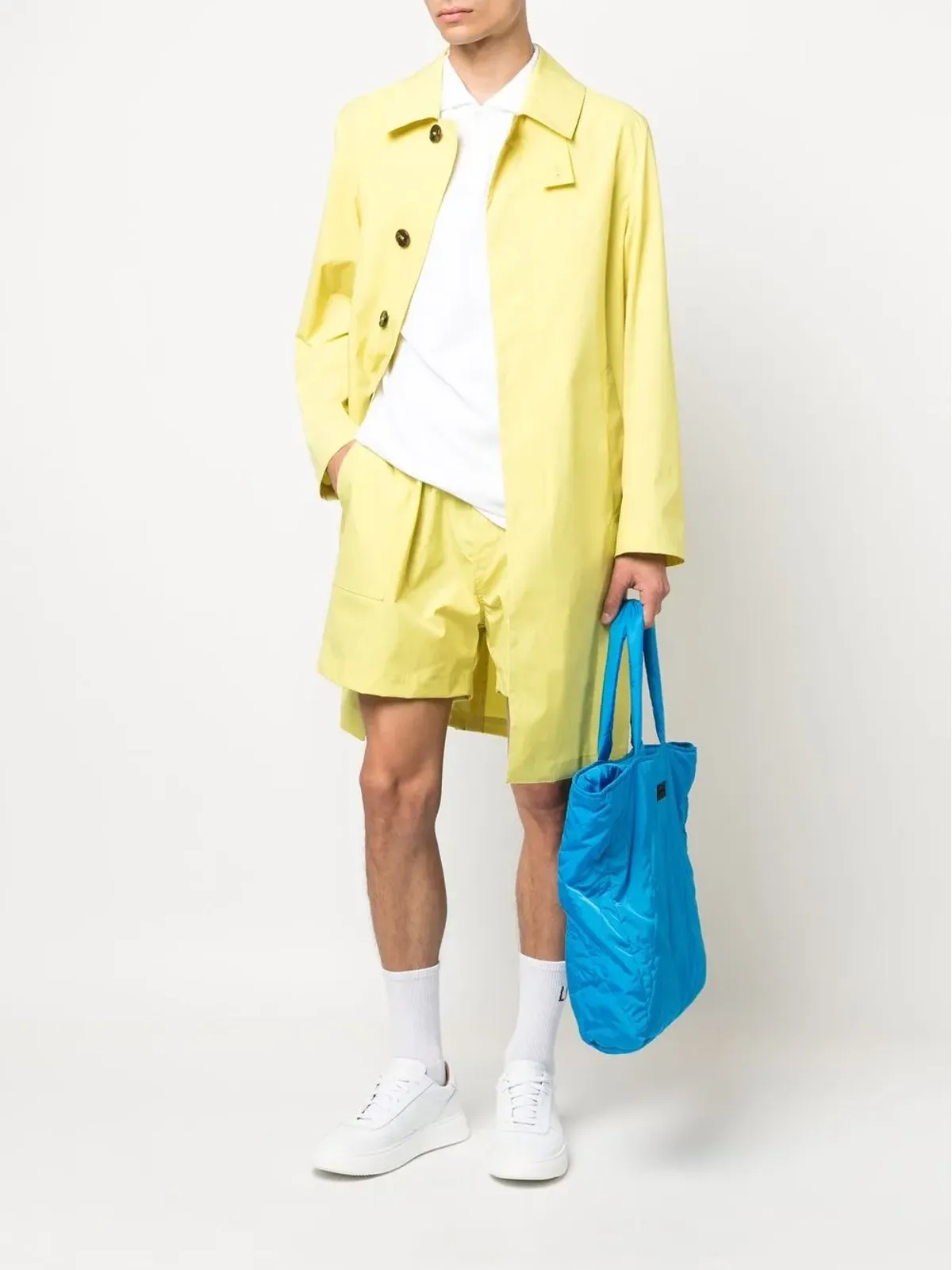 Mackintosh キャプテン ウエストゴム入りショートパンツ - イエロー - 画像2