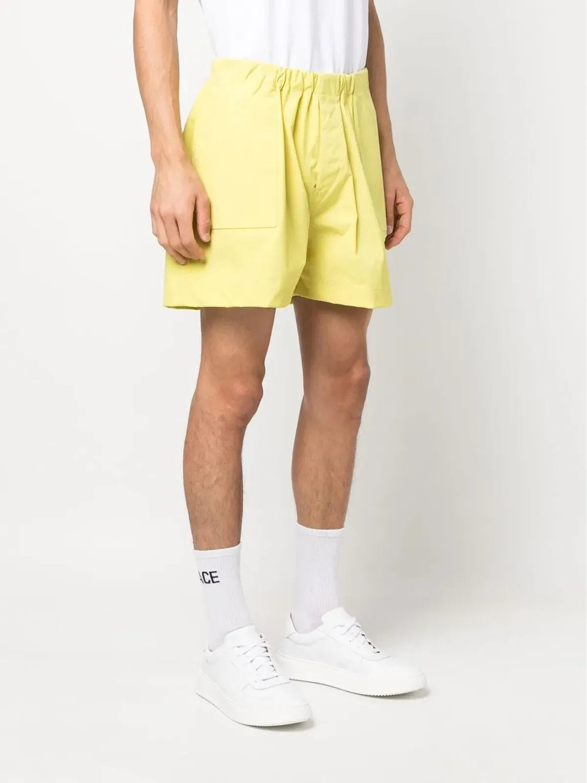 Mackintosh キャプテン ウエストゴム入りショートパンツ - イエロー - 画像3