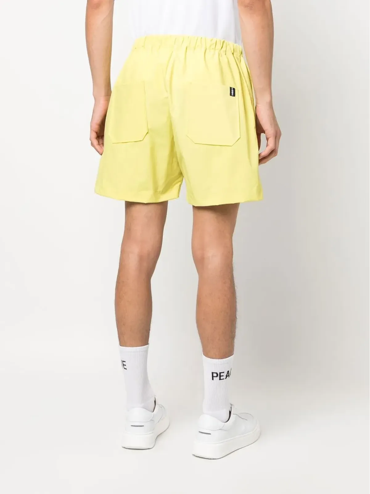 Mackintosh キャプテン ウエストゴム入りショートパンツ - イエロー - 画像4