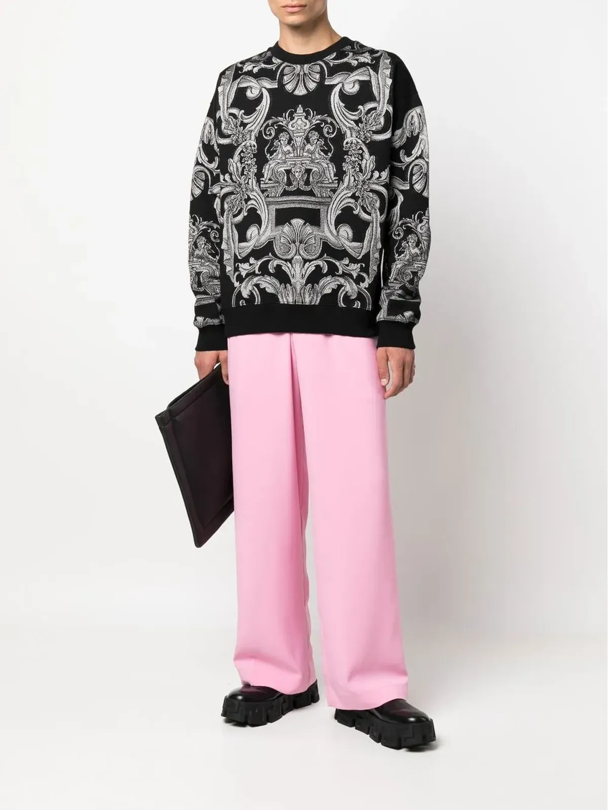 Versace バロッコプリント スウェットシャツ - 画像2