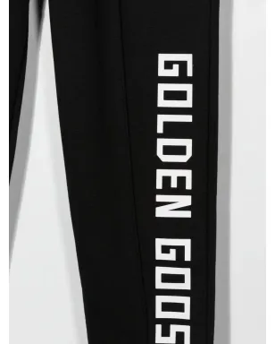 Golden Goose Kids ロゴプリント トラックパンツ - サムネイル3