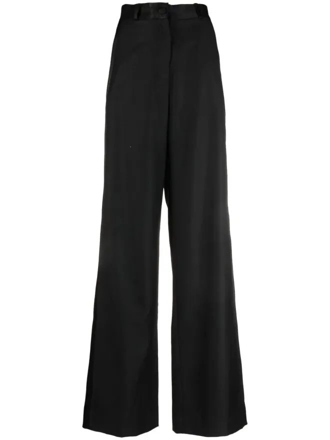 Almaz Almaz ウールのワイドレッグパンツの商品画像