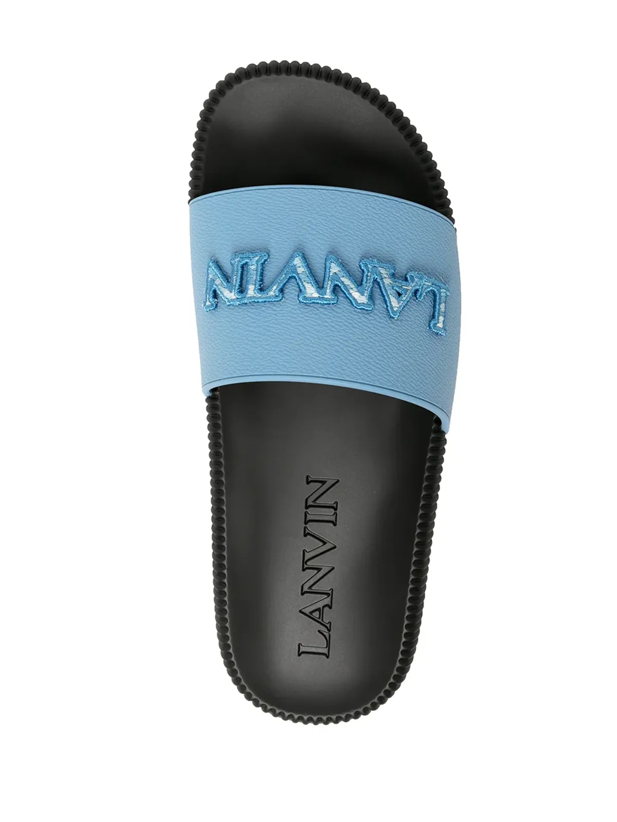 Lanvin アルページ ロゴ入りスライド - ブルー - 画像4