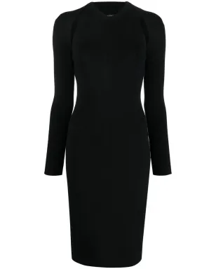 TOM FORD カットアウトリブミディドレス - サムネイル1
