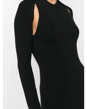 TOM FORD カットアウトリブミディドレス - サムネイル5
